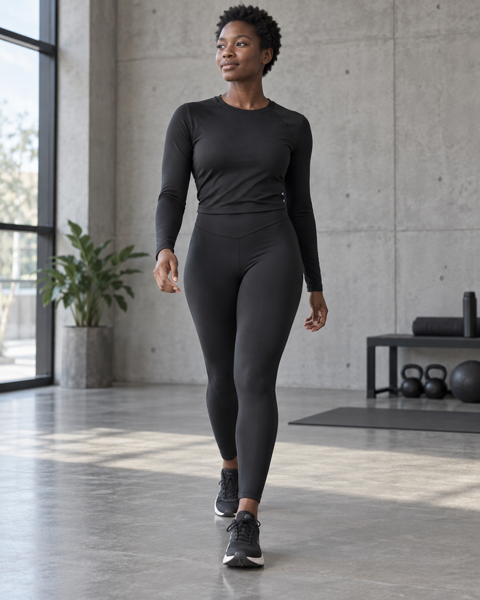 Outline V legging met hoge taille
